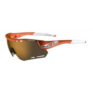 tifosi cykelbriller Alliant Matte Orange Smoke/rød/klar